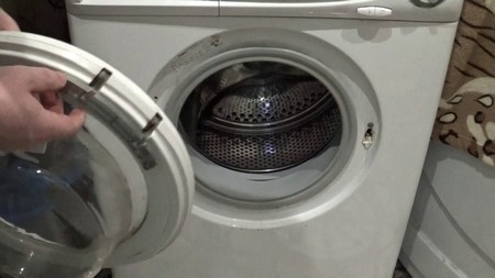 Замена люка стиральной машины